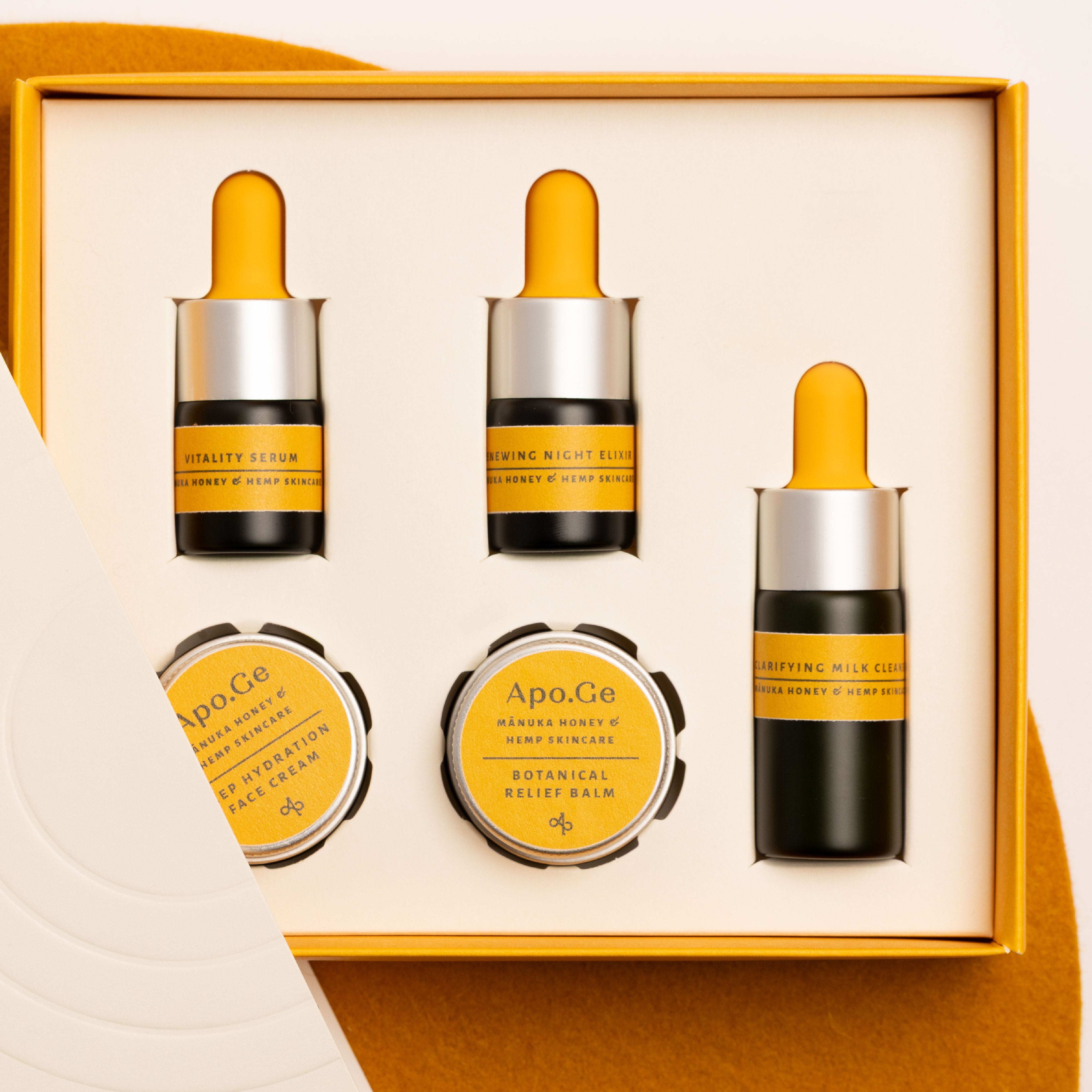 Discovery Set | Mānuka Honey Skincare | 5-Piece Trial – Apo.Ge