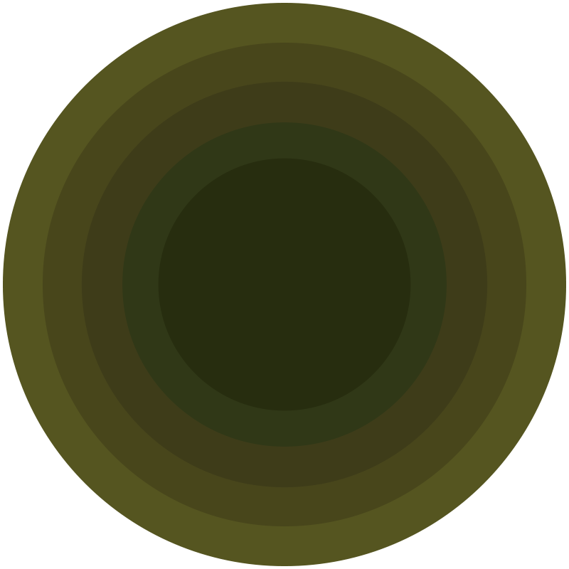 Green gradient circle graphic element. 