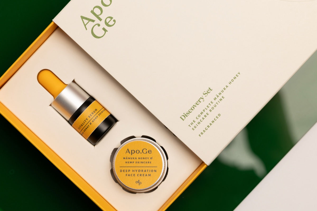Apo.Ge Discovery Set — complete mānuka honey skincare routine